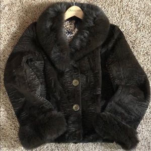 Rabbit and Fox Fur Coat